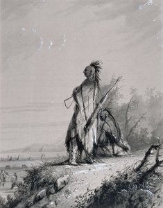 Guardia indiana Sioux da Alfred Jacob Miller